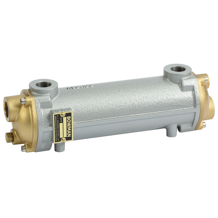 1.1/4" Bsp Female Fg-38 Series Oil Cooler 192 Lpm Sea Water