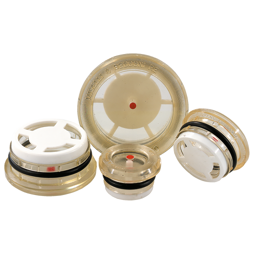 32Mm Outside Diameter Push-In Plastic Sight Glass With Reflector