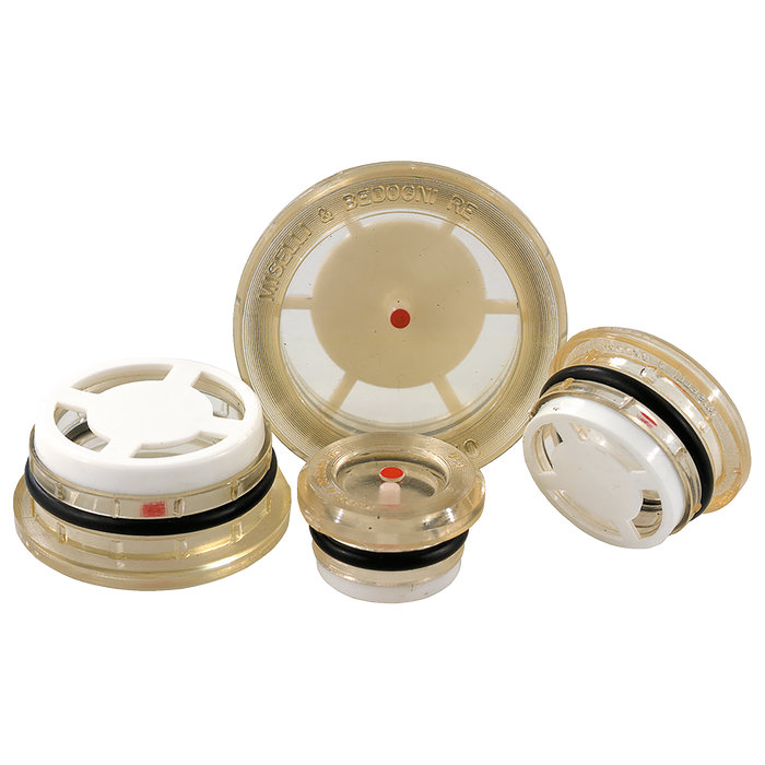 38Mm Outside Diameter Push-In Plastic Sight Glass With Reflector
