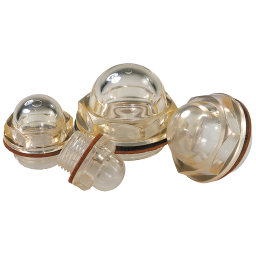 3/4" Bsp Male Domeoil Level Sight Glass With Reflector