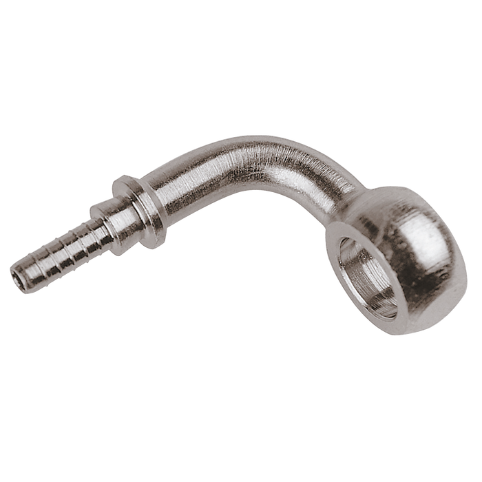 3/8" Unf 10Mm Extended Swaged 90¬∞ Banjo Elbow For 600 Hose
