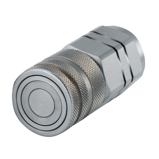 3/8" Bsp Female Valved Hydraulic Quick Release Flat Face Hq Series