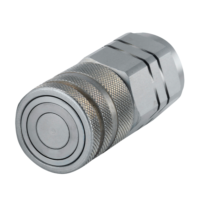 1/2" Bsp Female Valved Hydraulic Quick Release Flat Face Hq Series