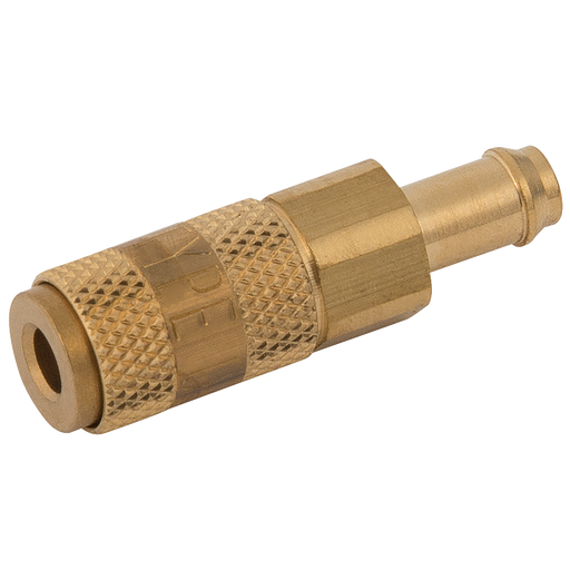 02Mm Hosetail Coupling Brass Unplated