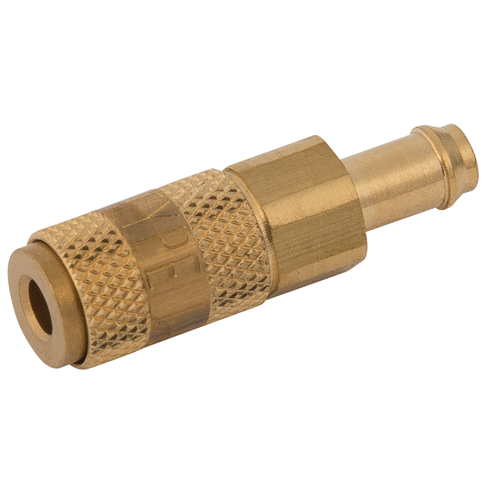 02Mm Hosetail Coupling Brass Unplated