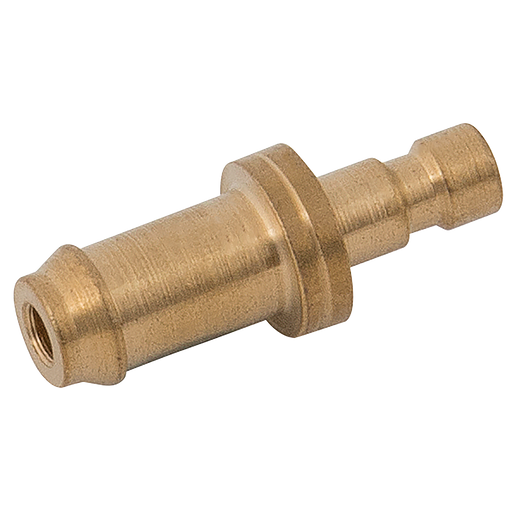 03Mm Hosetail Plug Brass Unplated