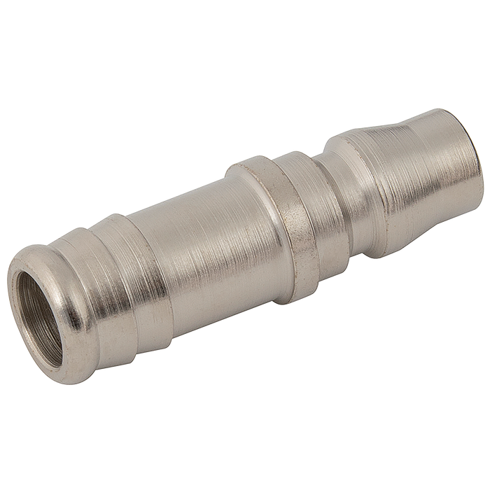 1/4" Hosetail Plug Steel Nickel Plated