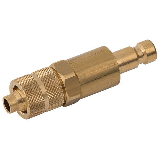 04X06Mm Hose Plug Ds Brass