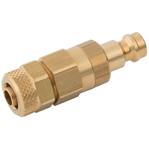 04X06Mm Hose Plug Ds Brass