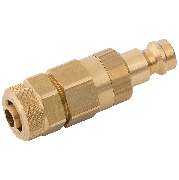 04X06Mm Hose Plug Ds Brass