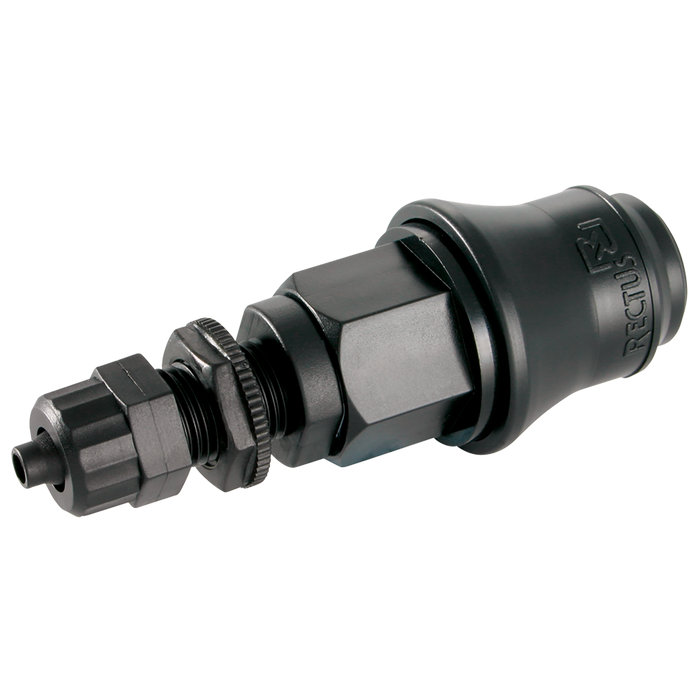 6X4Mm Bulkhead H.C. Pom Socket