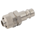 10X08Mm Od Hose Plug & Nut Brass Nickel