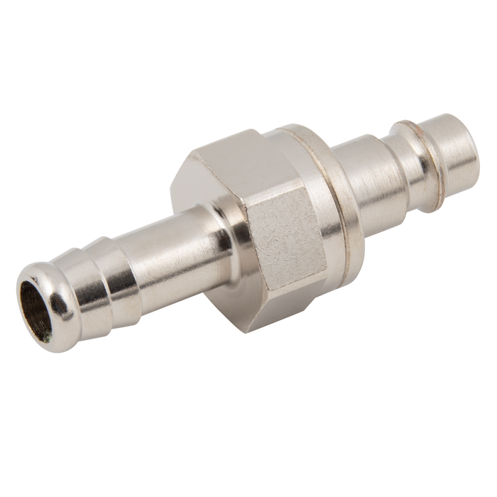 10Mm Hosetail Anti-Whip Plug Nickel