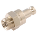 1/4" Bspp Male Valved Plug