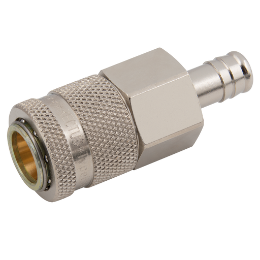 1/2" Hose Tail H.Duty Coupler "Schrader"