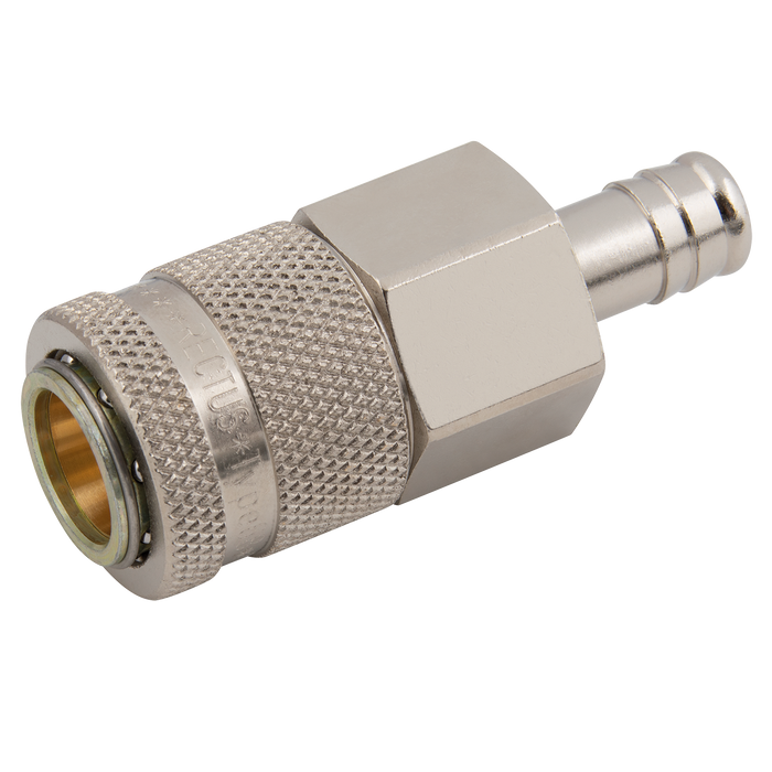 3/8" Hose Tail H.Duty Coupler "Schrader"