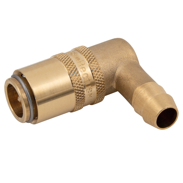 9Mm(3/8") 90‚Àû Hose Tail Valved