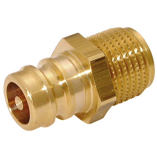 3/8" Bspt Male Valved Shut-Off Plug