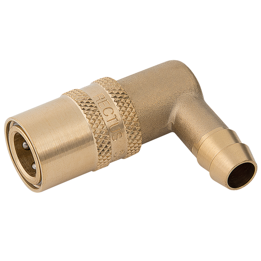 3/8'Ht Coupling Viton 90O Barb