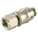 1/4" Bspp Female 412 Straight Female Socket, Bspp