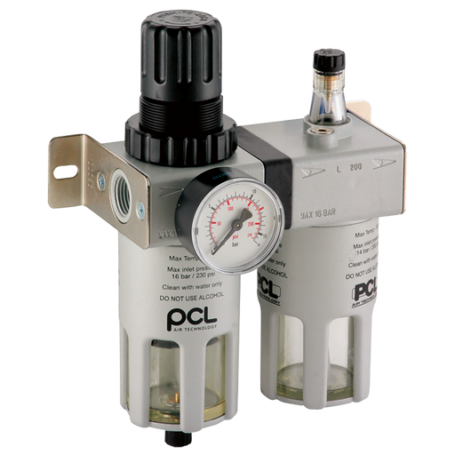 1/2" Bspp Filter/Regulator + Lubricator