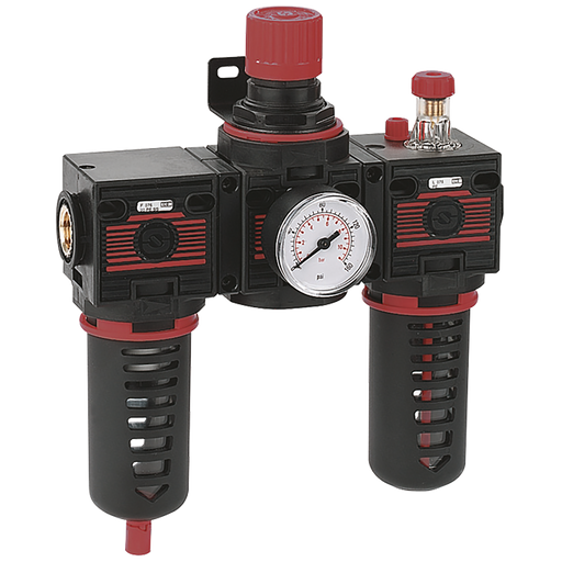 3/4" + Reulator + Lubricator 3/4" Bspp