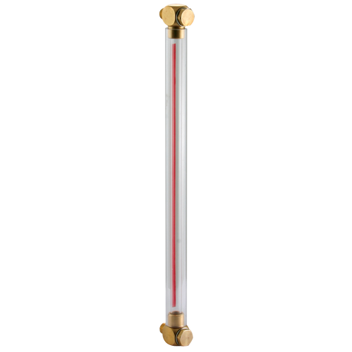 1/4" Bsp Fluid Level Gauge W/O Thermometer Centres 400Mm