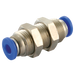 8Mm Od Equal Bulkhead