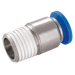 3/8" Od X 1/8" Npt Male Stud Pushin Rou