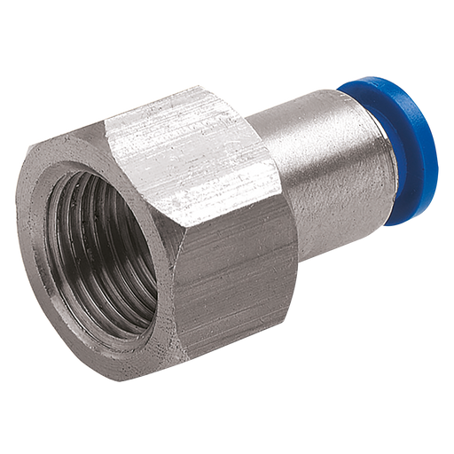 1/2" Od X 1/4" Npt Fem Stud Pushin Hex