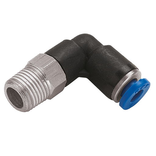 1/4" Od X 1/8" Npt Male Elbow Pushin