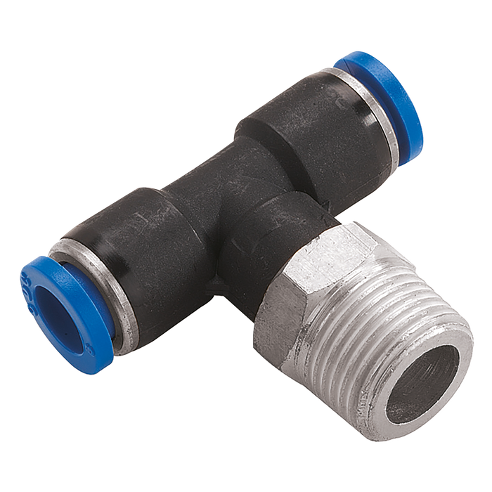 12Mm X 1/4" Npt Male Branch Tee