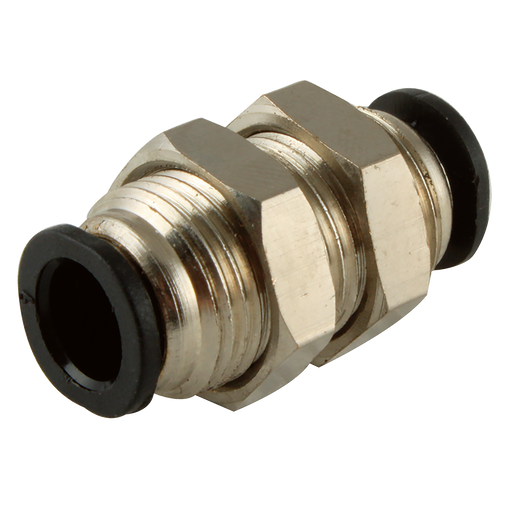 1/4" Micro Straightaight Bulkhead