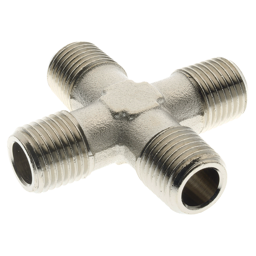 1/4" Bspt Male Equal Cross