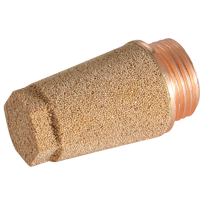 1" Bspp Male Silencer Brass