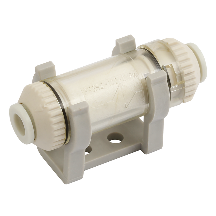 Vac Filter 50L/Min Max 8Mm Od And Brkt