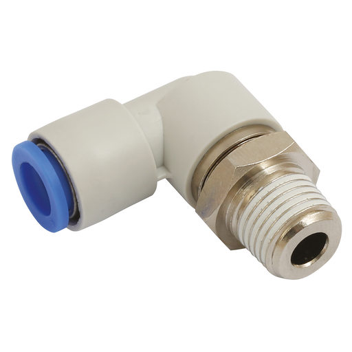 3/8"Bspt X 12Mm Od Rotary Male Stud Elbow Vacuum