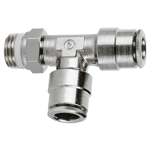 05Mm Od X 1/8" Bsp Swivel Run Tee
