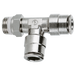 08Mm Od X 1/8" Bsp Swivel Run Tee