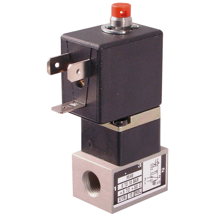 G1/8 3/2 Solenoid Valve 24Vdc