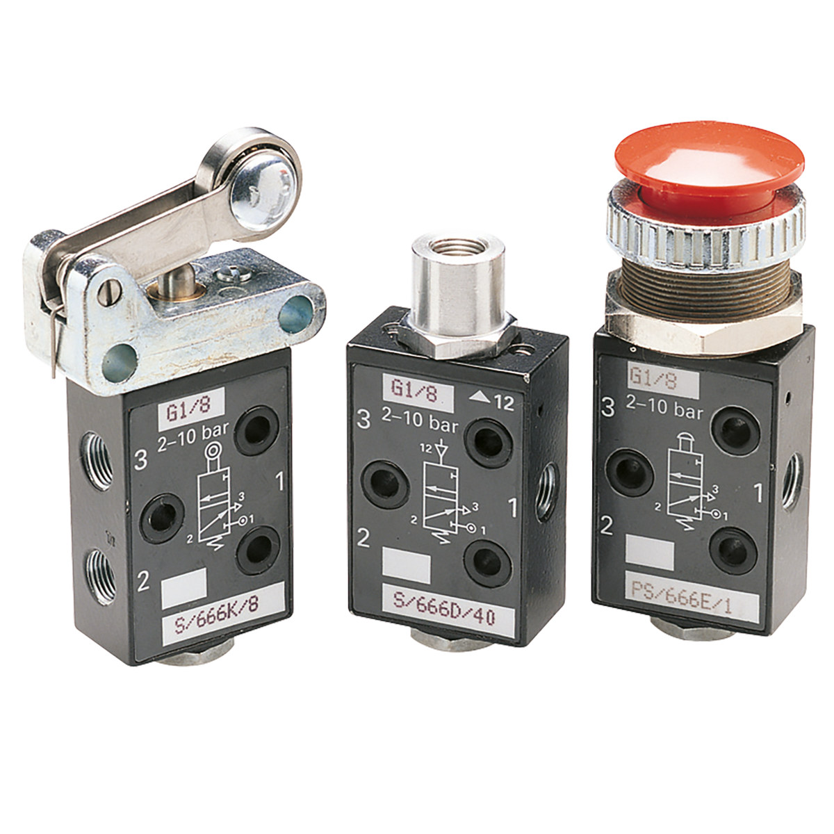 Spring Button Rör IMI Norgren - PS/666/1/R Manually Actuated Button/Spring