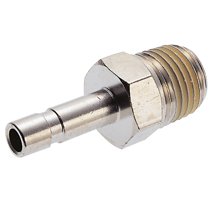10Mm Od X 1/4" Bspt Straight Stem Adaptor