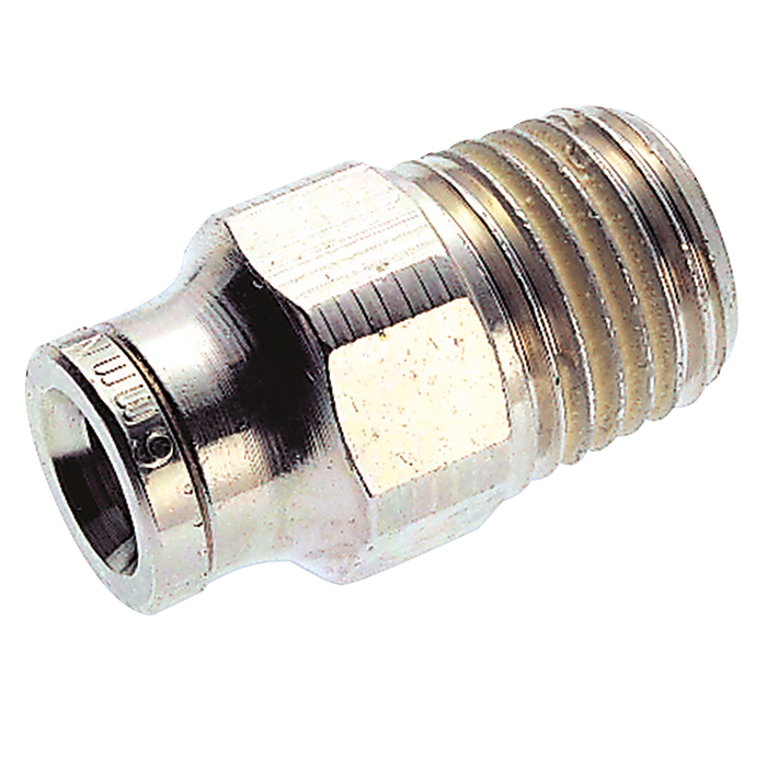 3/8" Od X 1/4" Bspt Male Straight Adaptor