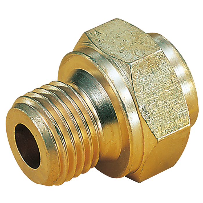 3/8" Bspp Male X 10Mm Od Straight Adaptor