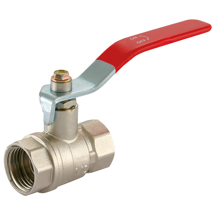 1/2"Bsp Brass Ball Valve Red Handle