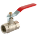 1/2"Bsp Brass Ball Valve Red Handle