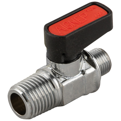 1/8"Bspm X 1/4"Bspm Brass Ball Valve Gas Mini