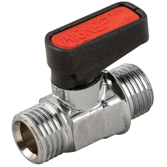 3/8"Bspm X 3/8"Bspm Brass Ball Valve Gas Mini