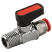 1/8"Bspt X 4Mm Od Brass Ball Valve