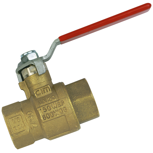 3/4"Bsp Brass Ball Valve Npt Lever Handle
